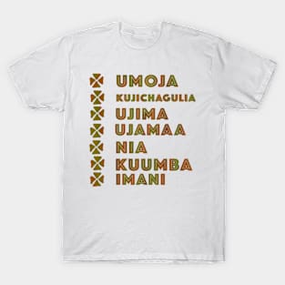 Seven Days of Kwanzaa T-Shirt